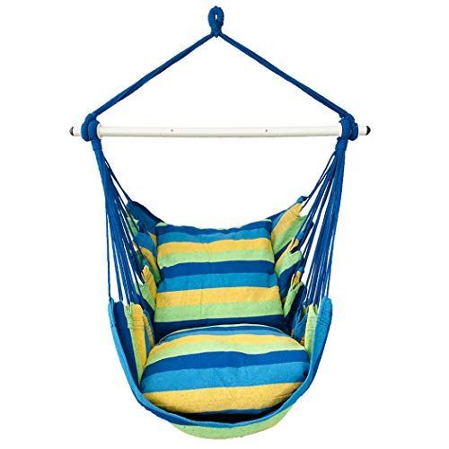 Highwild Hammock Chair Hanging Rope Swing - Max 500 Lbs - 2...