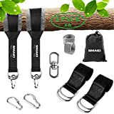 SMAID Tree Swing Hanging Straps Kit Holds 3000 lbs 8ft Extra...