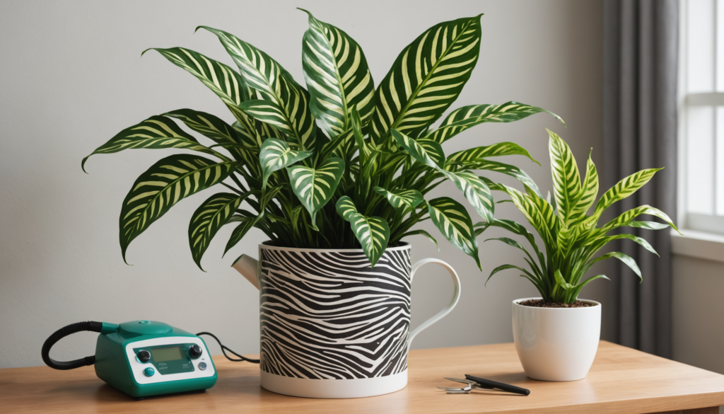 Pruning and Repotting Your Zebra Plant