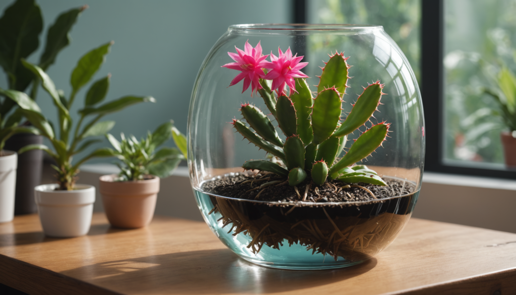 How do you propagate Christmas cactus cuttings in water