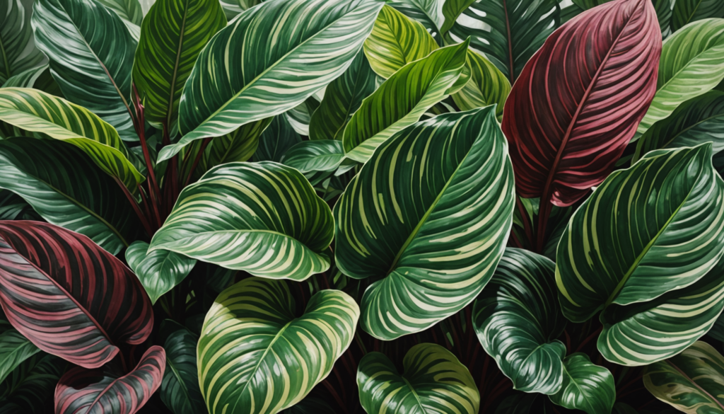 Types of calathea plant